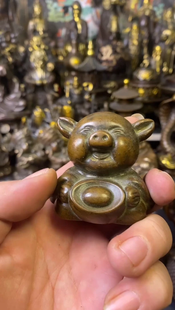 文玩铜器摆件8888