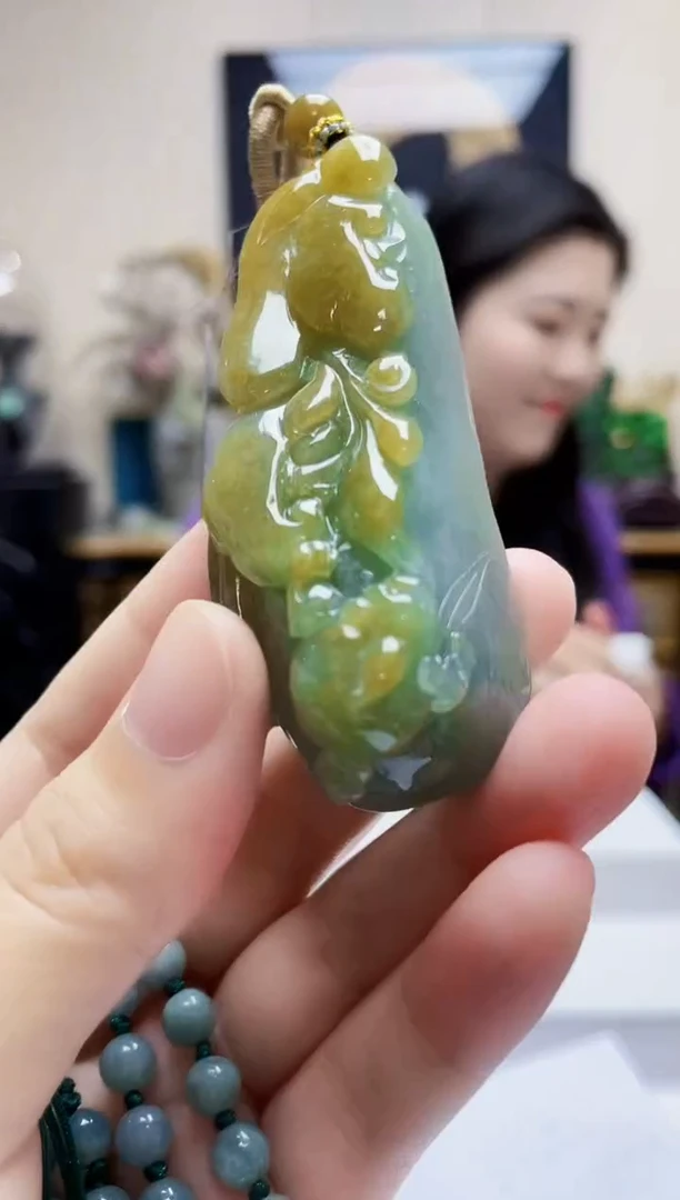 未镶嵌定制翡翠吊坠37