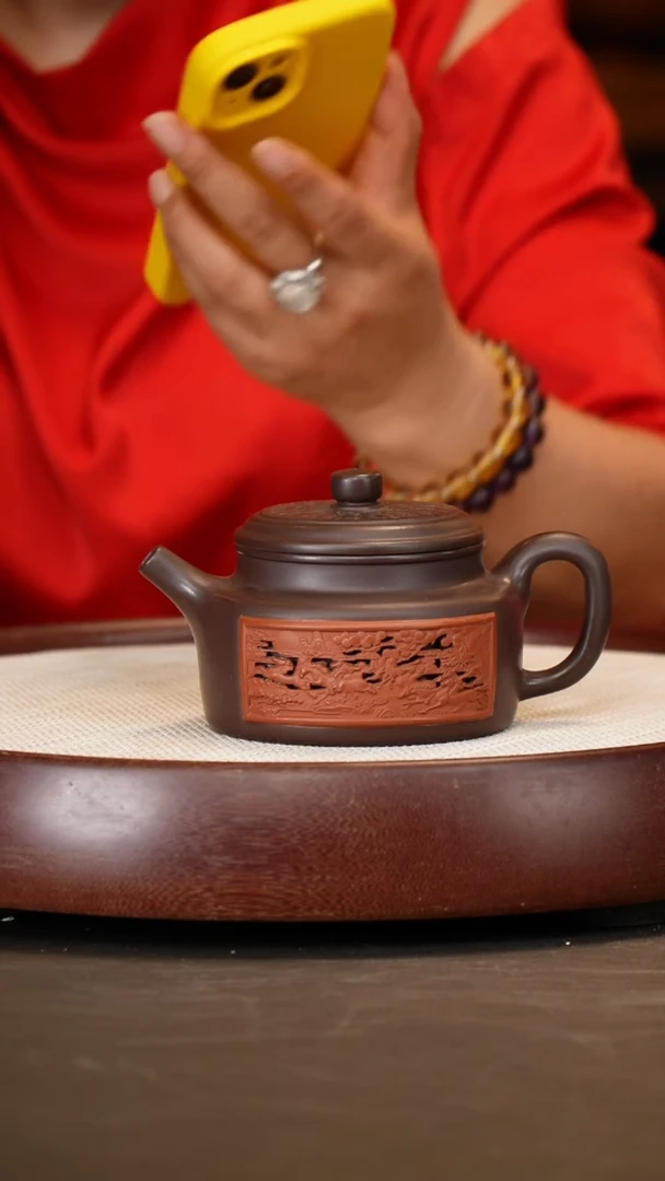 茶壶紫砂【LBS】紫泥德钟  220CC