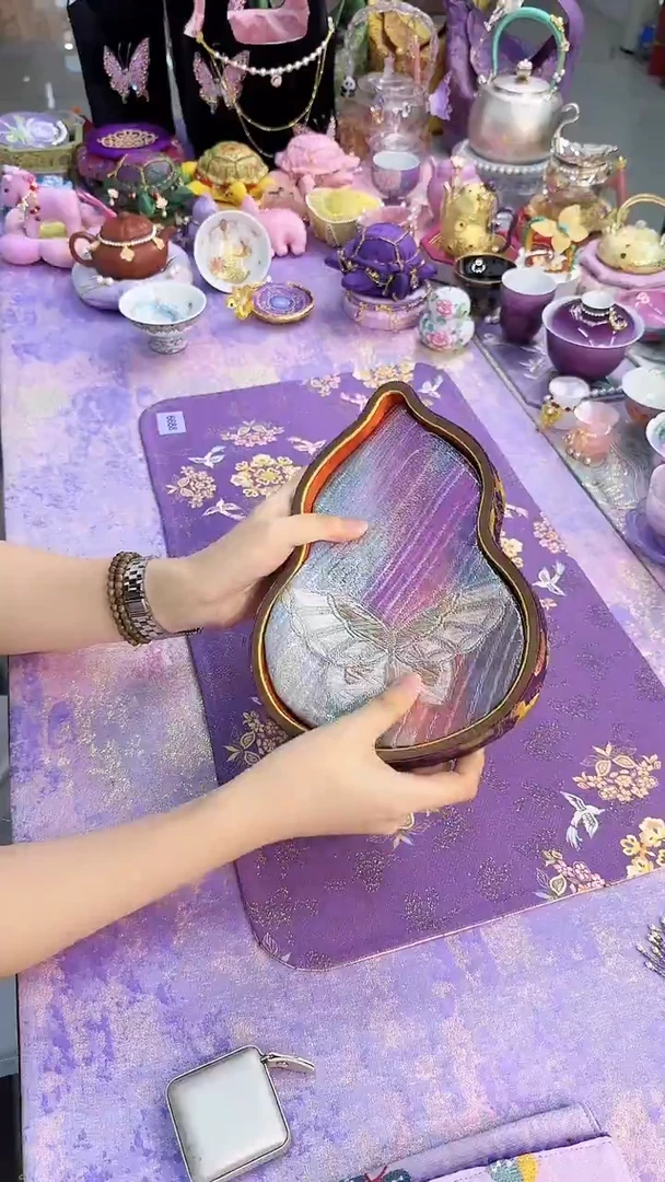 55西镇织葫芦茶席套组