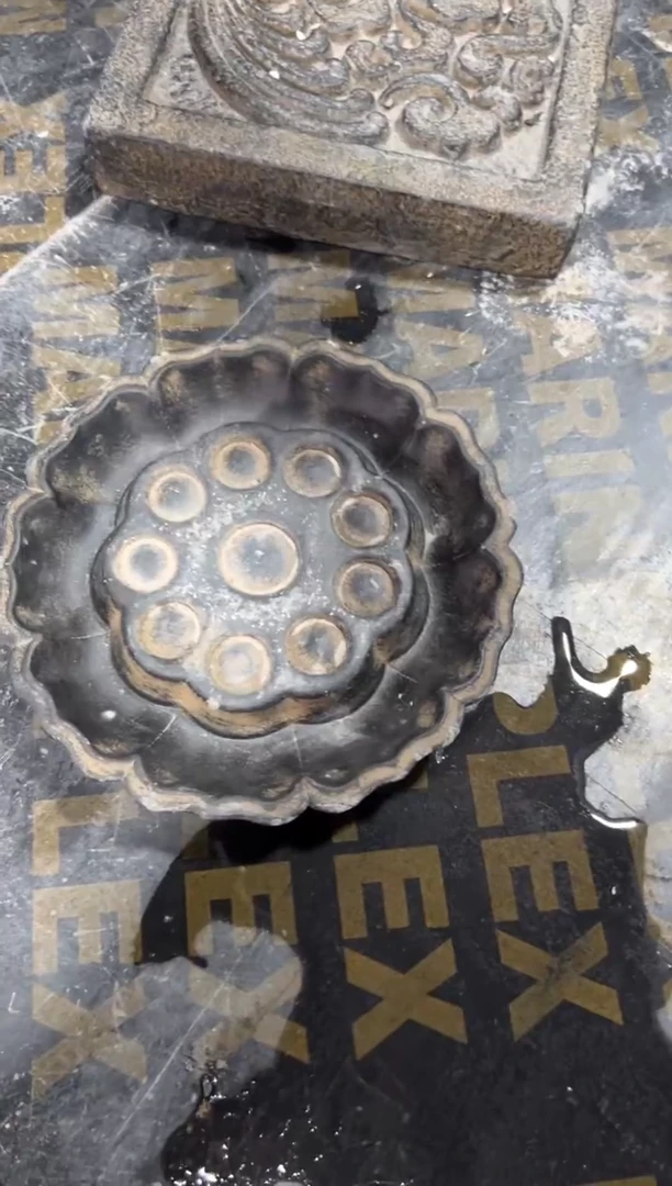 陶土【火山泥】莲蓬壶承