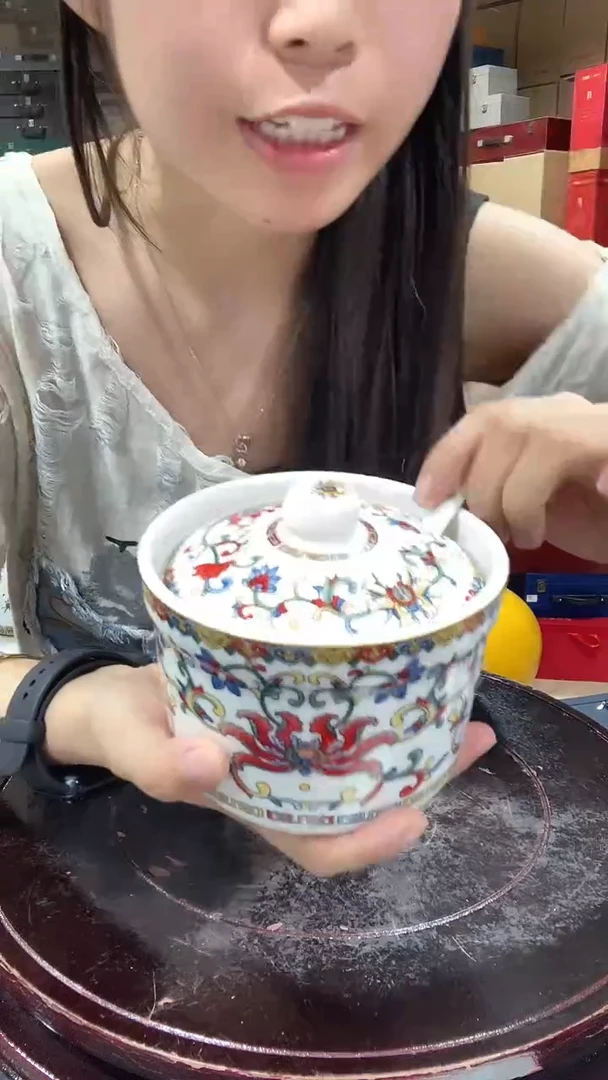 摆件景德镇陶瓷调味罐