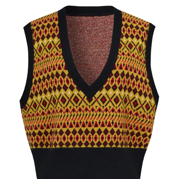 【羊羊专属】曼德诗百搭时尚羊绒无袖吊带背心M729004918