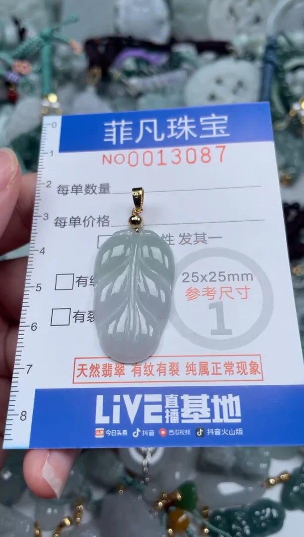 颈饰未镶嵌翡翠13087