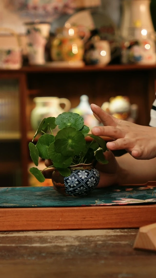 瓷片景德镇纯手工釉下彩精品茶具水杯