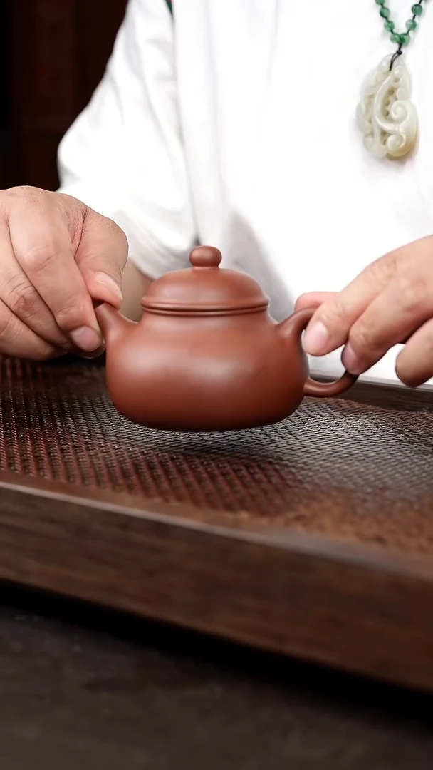 茶壶紫砂底槽清容天【带矿标证书】