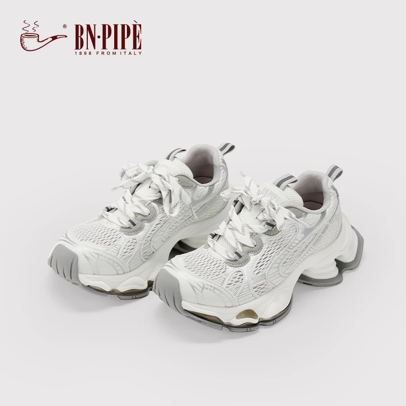 BN.PIPE/百年烟斗机甲风休闲老爹鞋小个子女生福音YW3253B1773