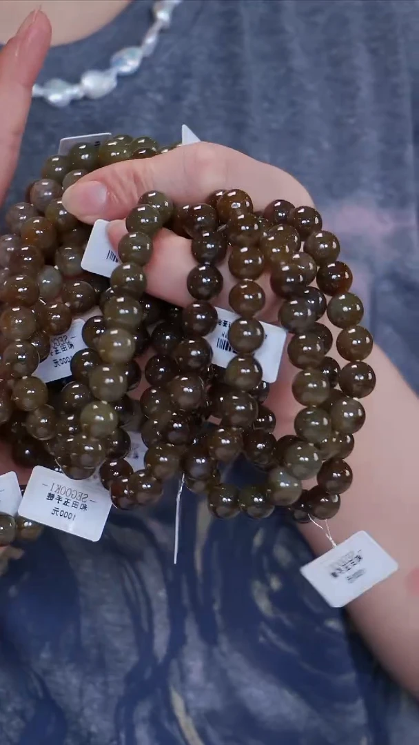 手链未镶嵌和田玉43【】多样性发一珠径10