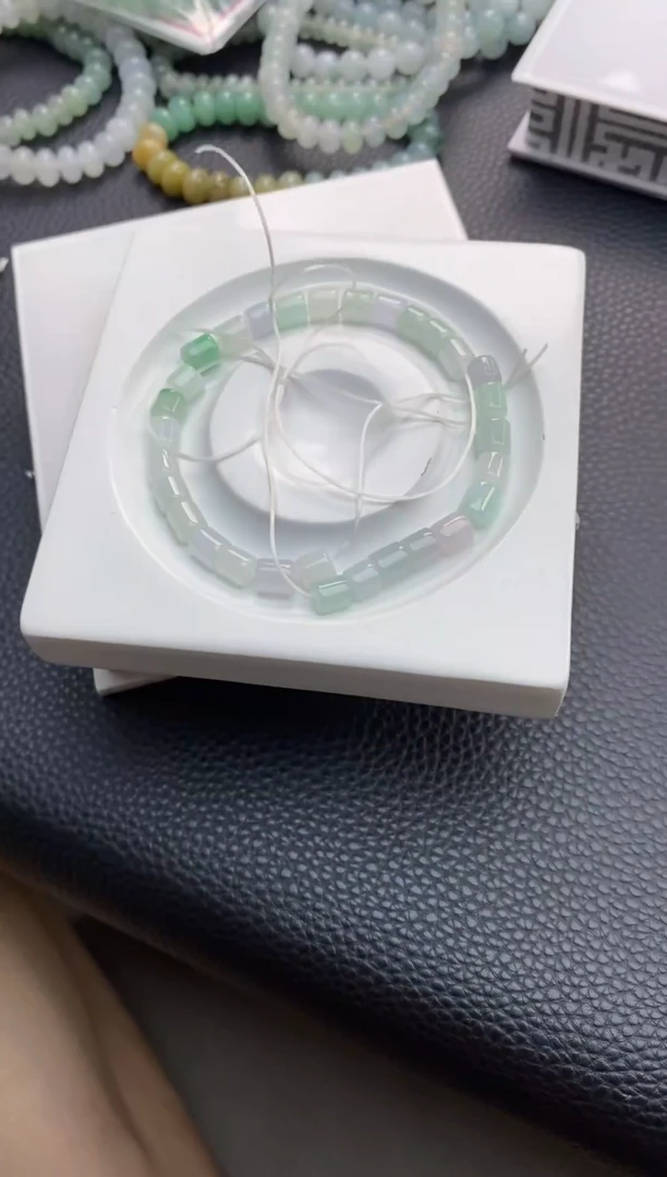 翡翠散珠9天然A货翡翠散珠多样性发10课