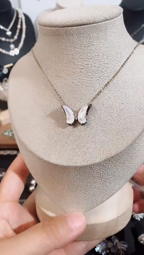 铜合金无925银项链7193