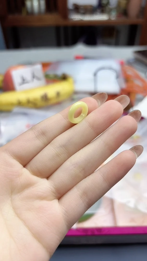 裸石蜜蜡未镶嵌蜜蜡跑环配饰内径9mmGW