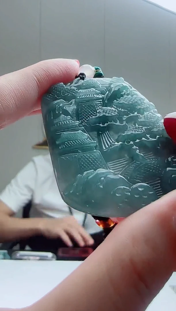 颈饰未镶嵌翡翠天然A货翡翠  多样性发其一