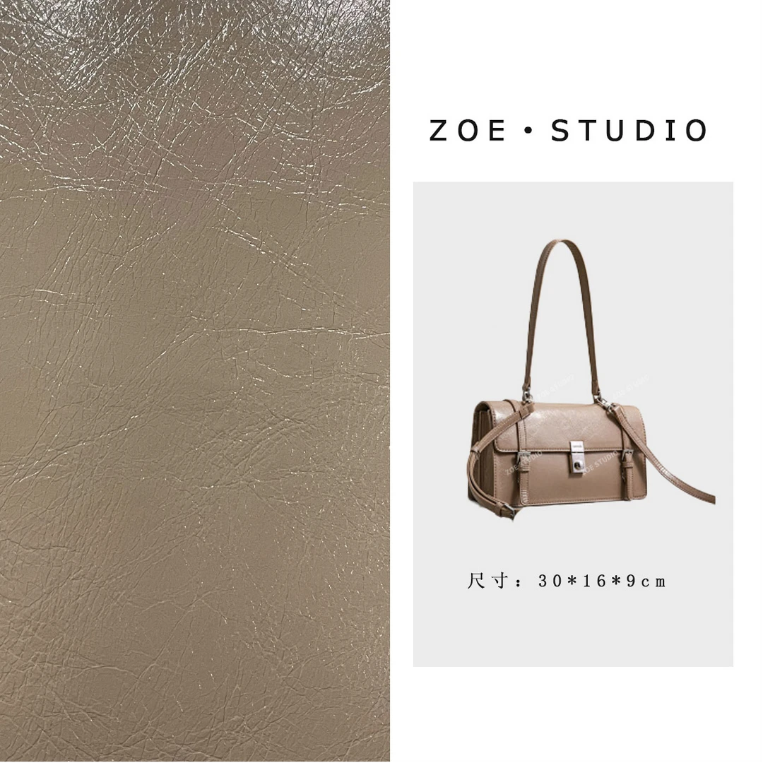 【佐伊甄选】SK-82798-驼色轻奢女士时尚通勤小众气质百搭斜挎包