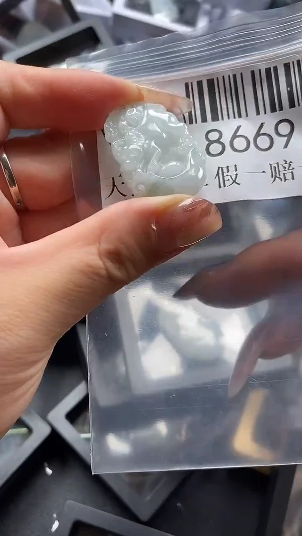 翡翠未镶嵌吊坠(不含链)8669