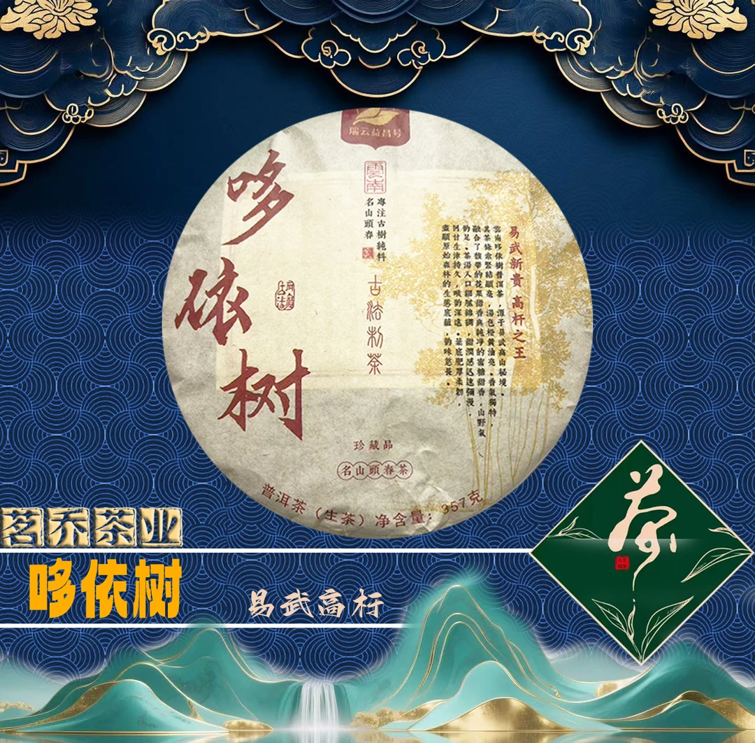 【伊万甄选】哆依树高山生茶优质原料（送茶样）收藏  送礼  高端好茶