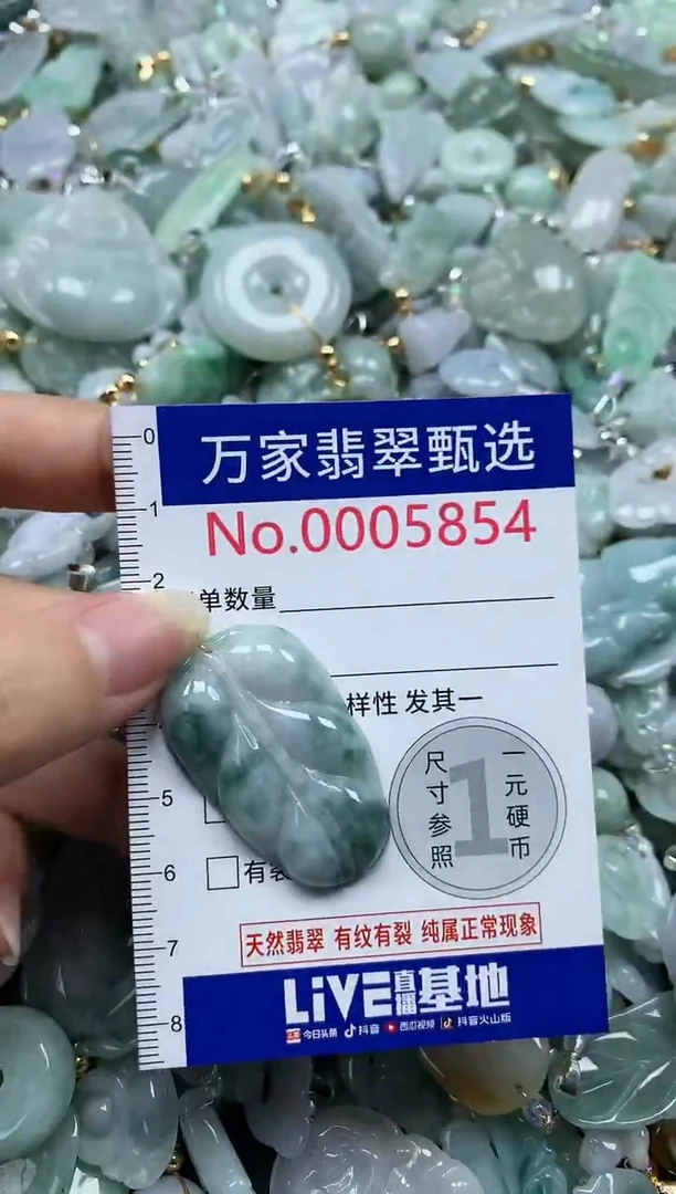 吊坠(不含链)未镶嵌翡翠5854