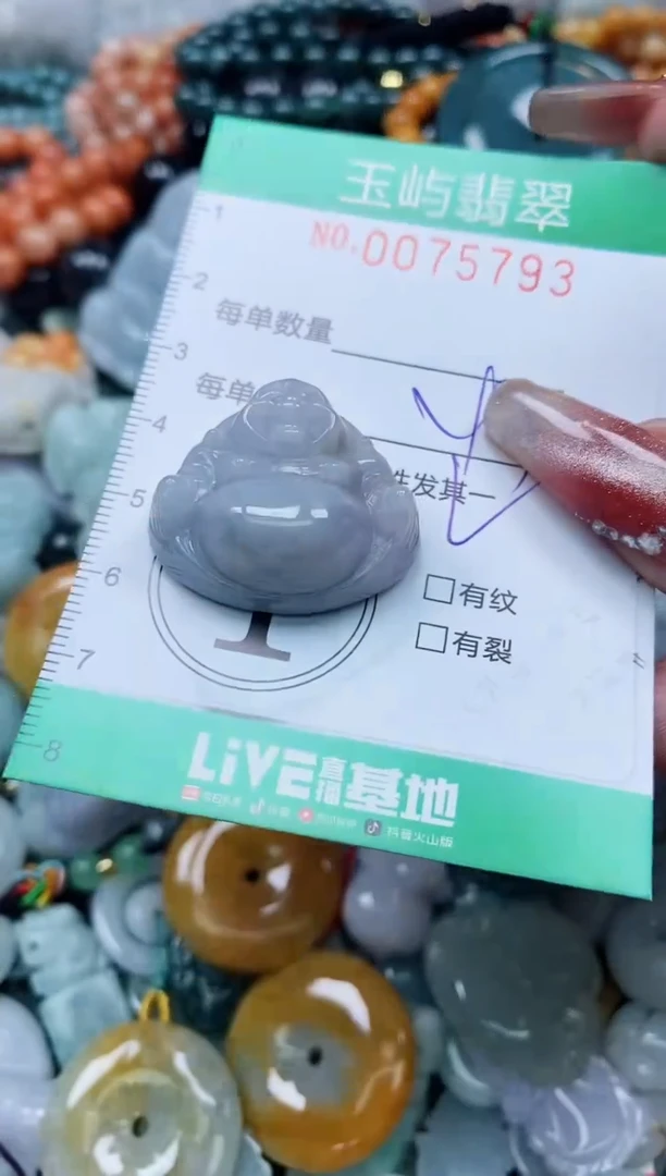 【闪购商品】翡翠颈饰未镶嵌闪购0075793多样性发其一