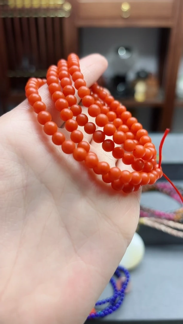【闪购商品】南红玛瑙手串未镶嵌南红长串TX