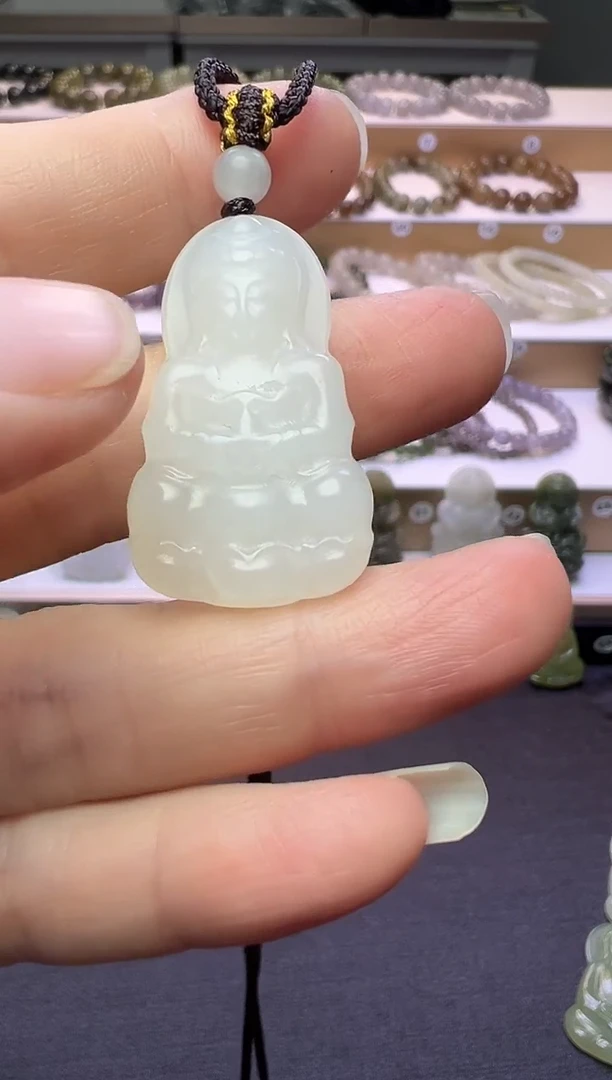 颈饰未镶嵌和田玉102号链接有瑕疵