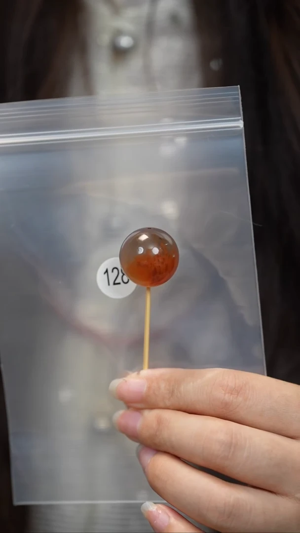 南红玛瑙未镶嵌颈饰原矿无优化无裂单珠21+