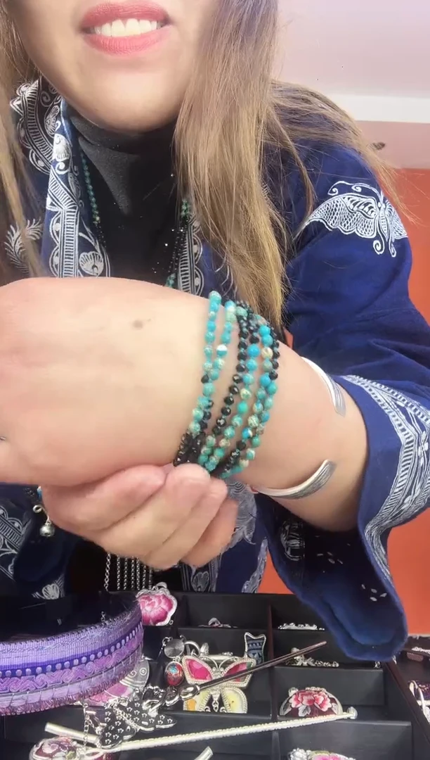 【闪购商品】织绣非遗手工刺绣首饰