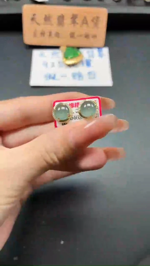 银S925镶嵌戒指翡翠111