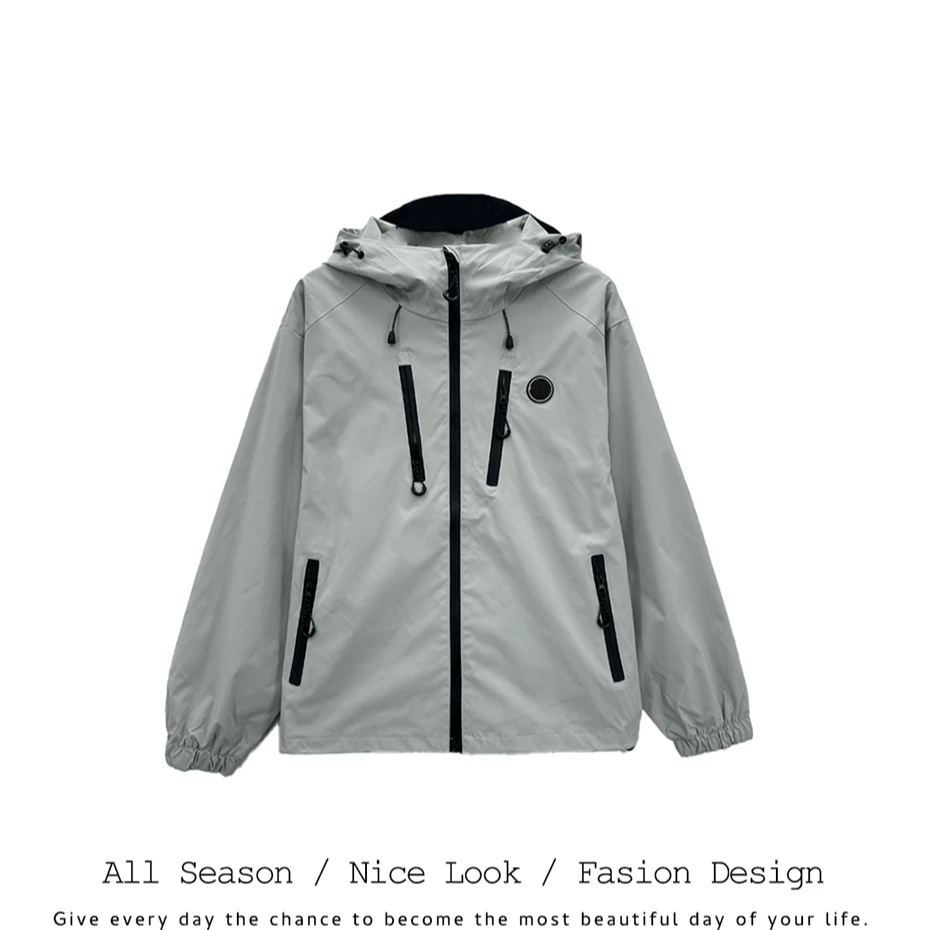 778 春季连帽女士春秋外套休闲时尚运动简约山系户外夹克  #2244