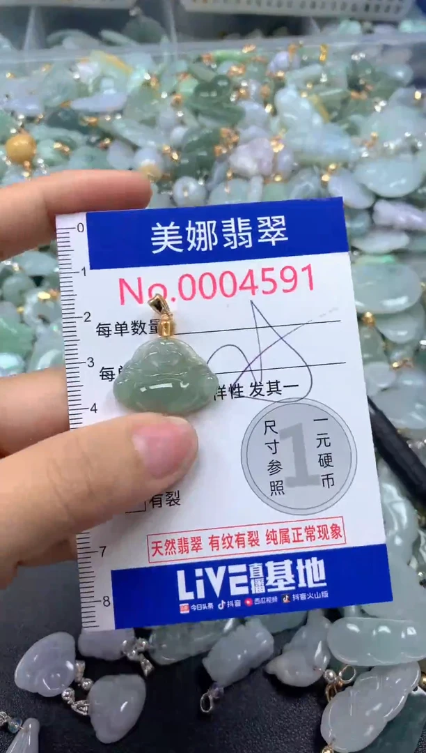 颈饰未镶嵌翡翠4591