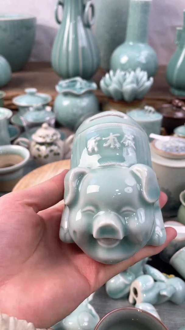 【闪购商品】特价福利 微瑕 慧仙青瓷