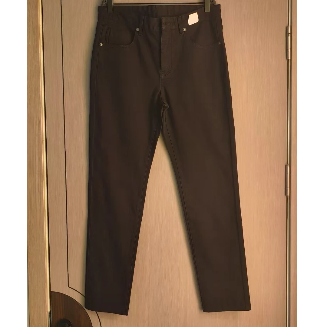 季川服饰   男士新款2024纯黑色1号裤型 春夏秋 3215  《剪标》