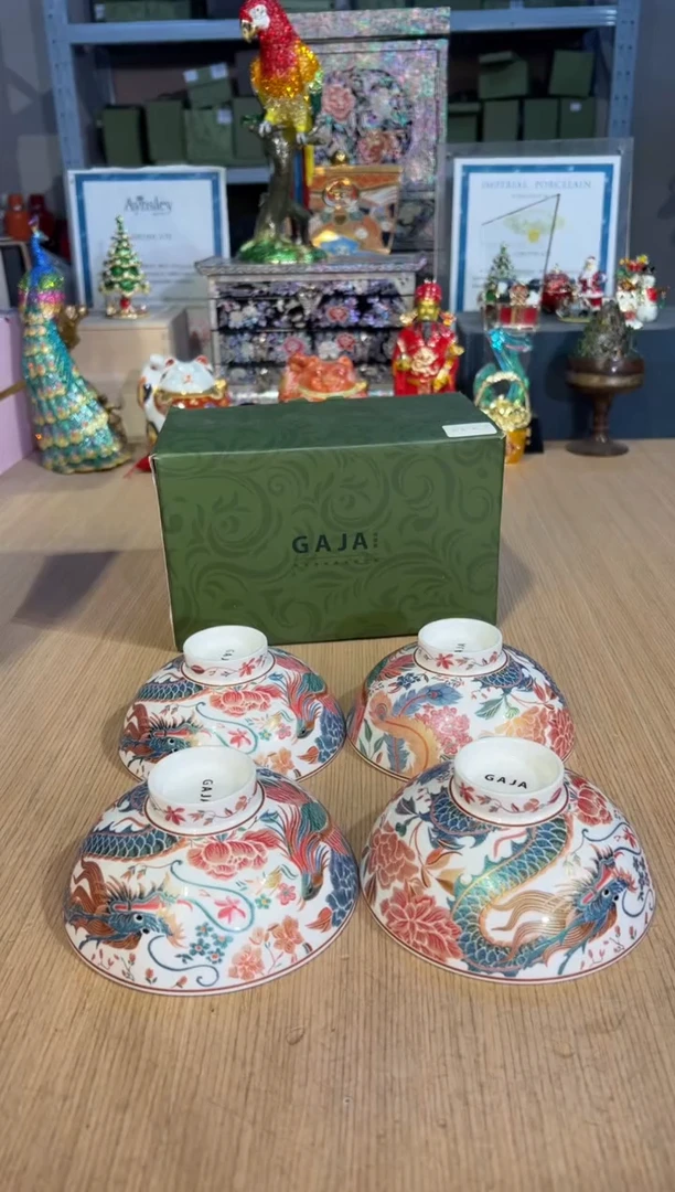 【闪购商品】杯175龙凤刺绣饭碗套四