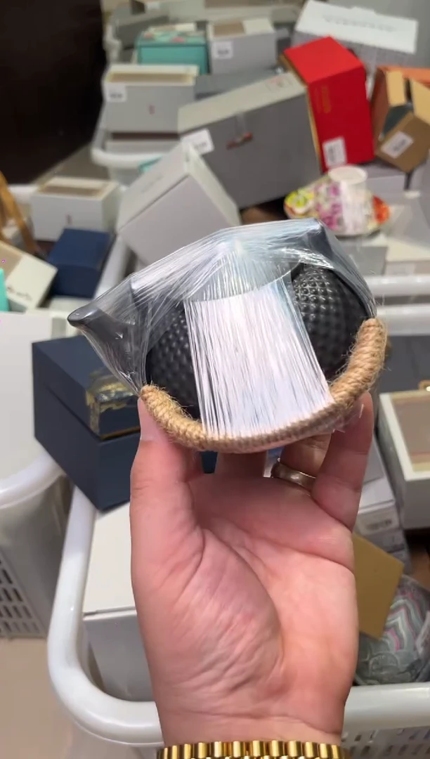 小提梁黑壶茶具茶具