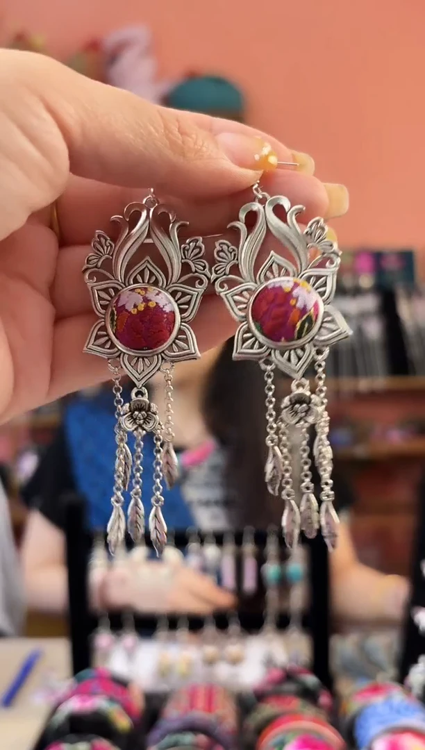 织绣艺枝独绣老绣饰品57