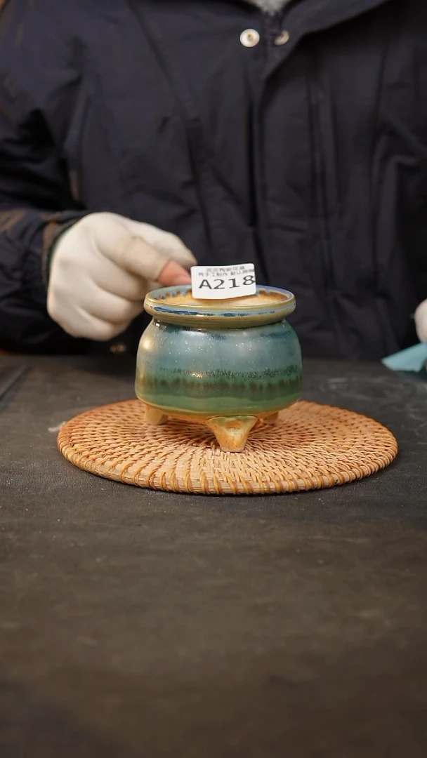 【闪购商品】瓷片218泥泥手工花盆