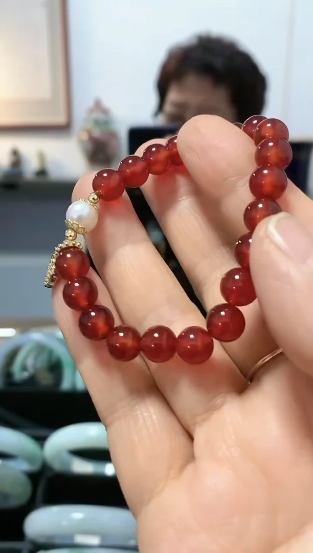 【闪购商品】玛瑙/玉髓手串未镶嵌手串