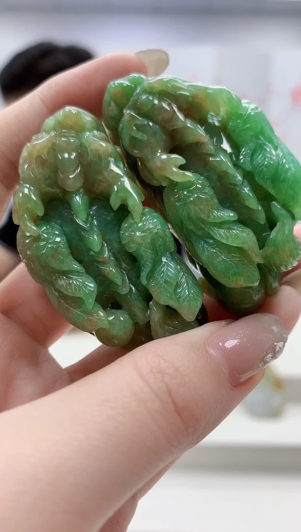 未镶嵌定制翡翠4917jw-毛货挂件68