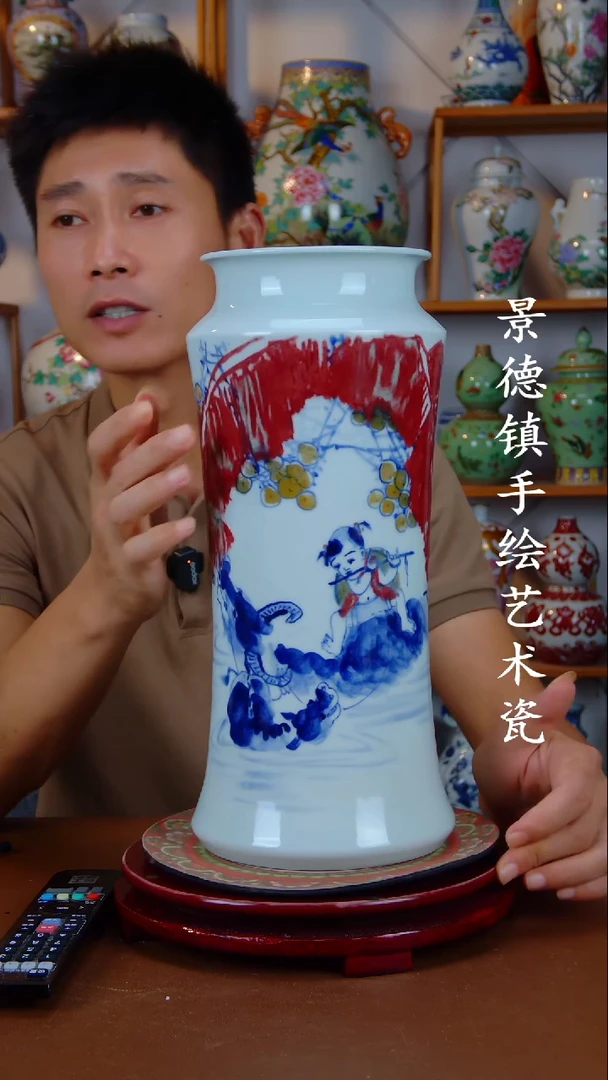现代景德镇手工手绘陶瓷摆件61