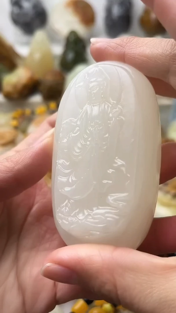 石材古青石棉纹正常不退换观音