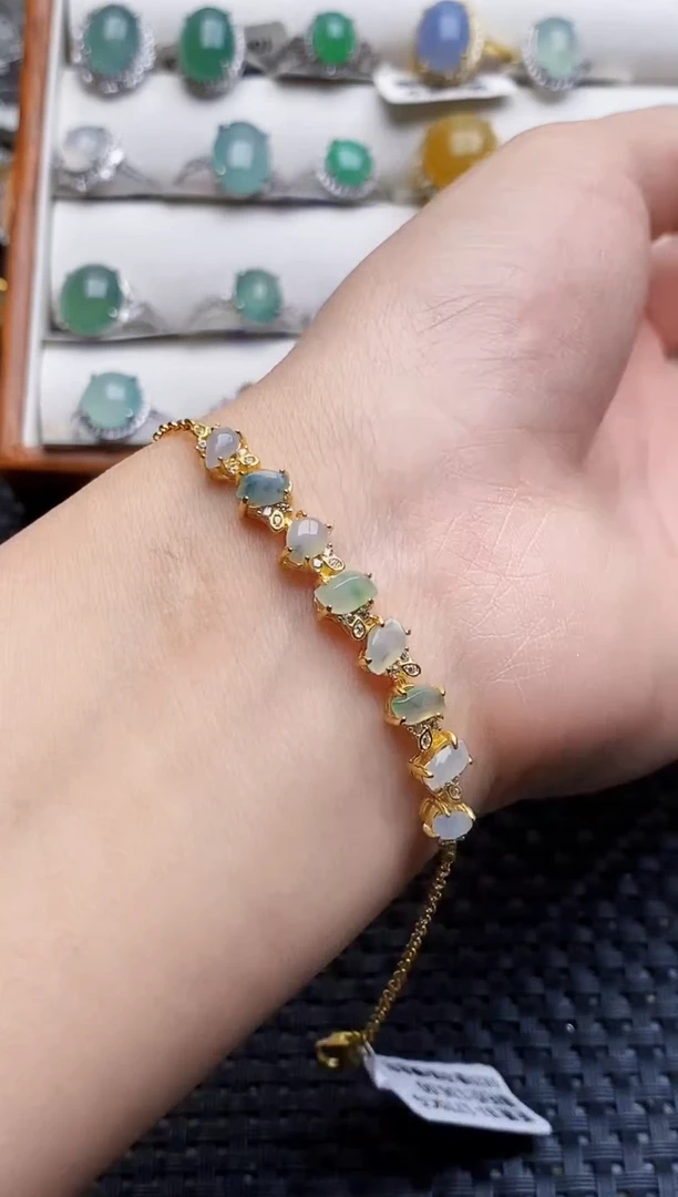 银S925镶嵌戒指翡翠2217