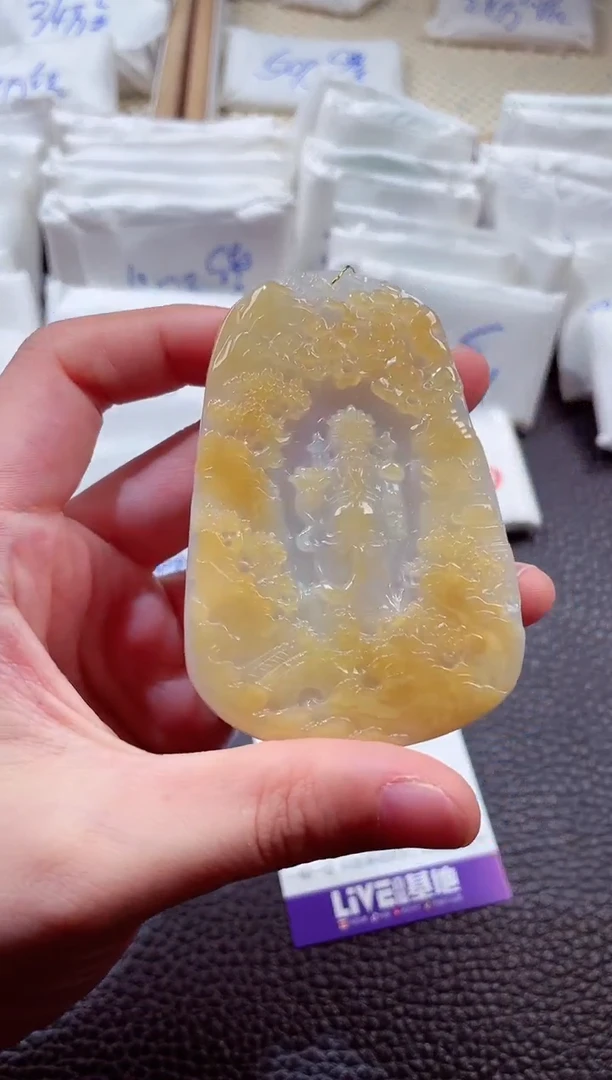 翡翠未镶嵌颈饰00002513