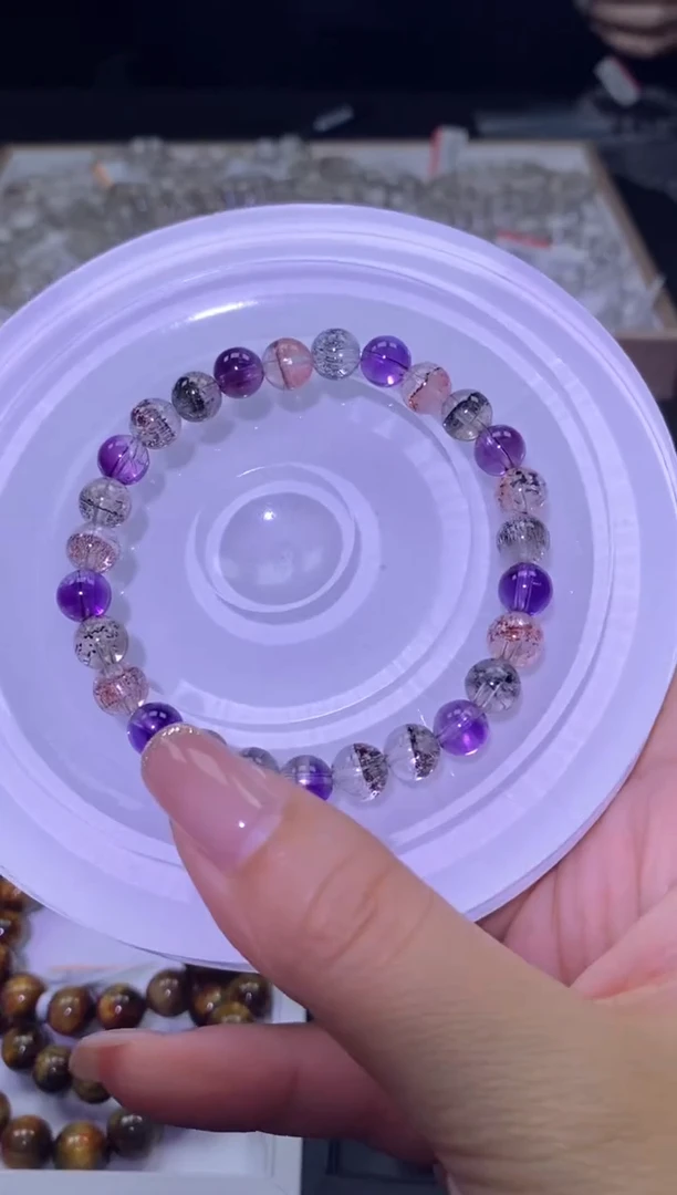 未镶嵌手链水晶桃花醉超七-A16-多样性发其一