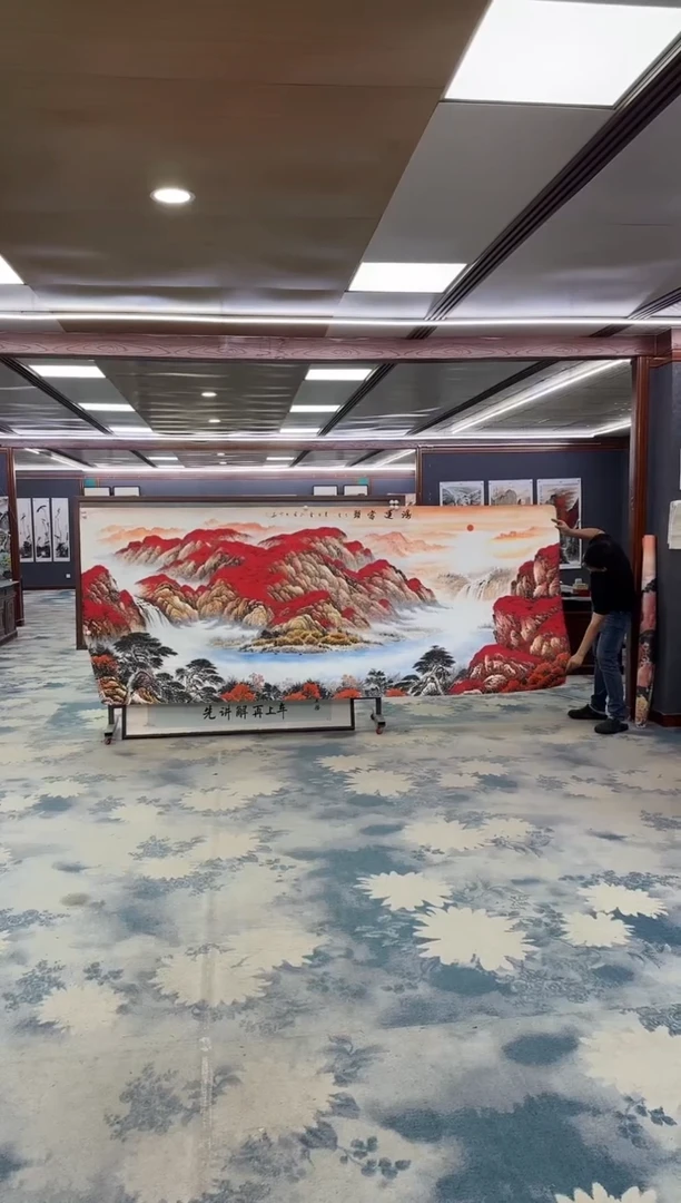 国画Z刘雪红-山水国画-大丈二