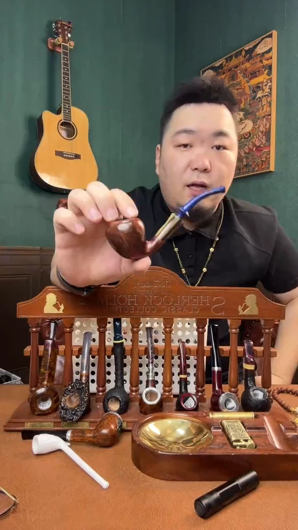 石楠木木雕款意大利进口石楠木烟斗