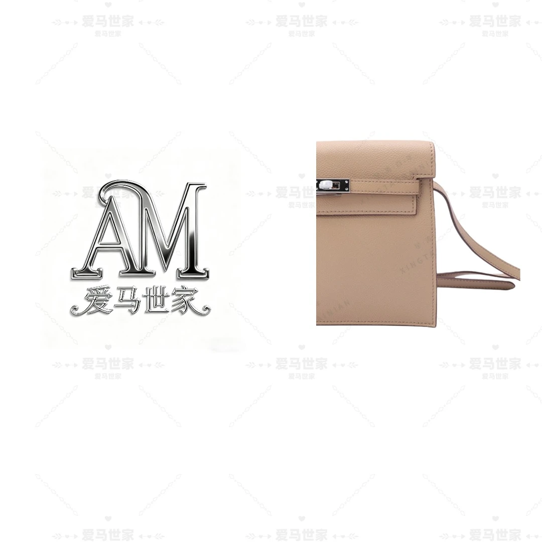 【卡戴杉】早秋新款定制跳舞包荔枝纹包女包【大象灰色】34048C
