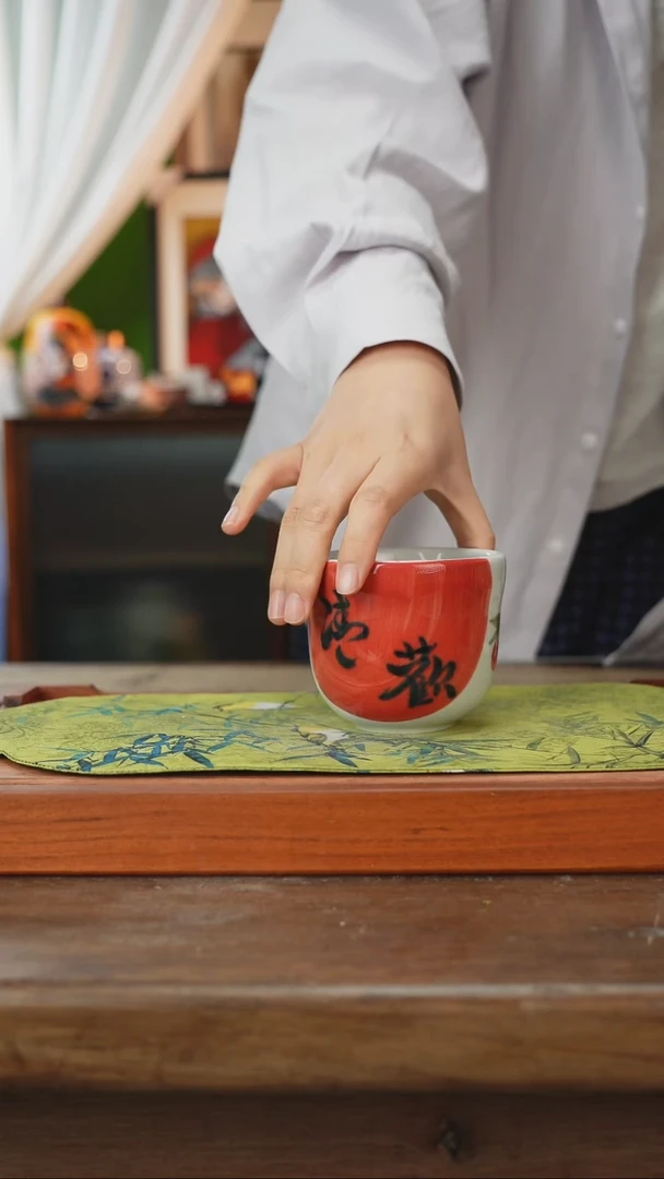 摆件景德镇釉下手绘陶瓷茶具，茶叶罐，咖啡杯