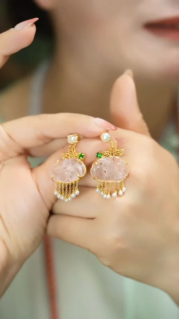 【闪购商品】水晶耳饰银S925镶嵌支持48小时鉴赏