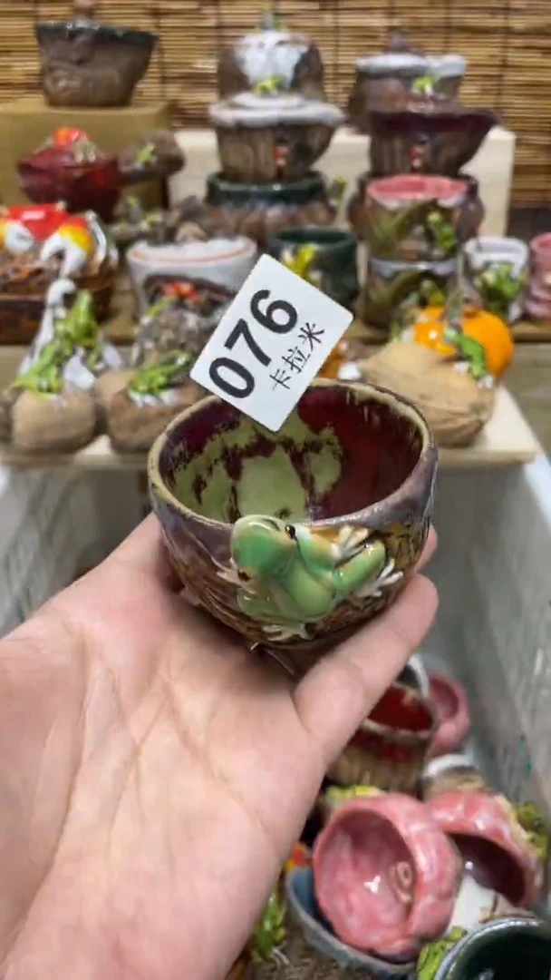 烟**南076精美粗陶手工柴烧