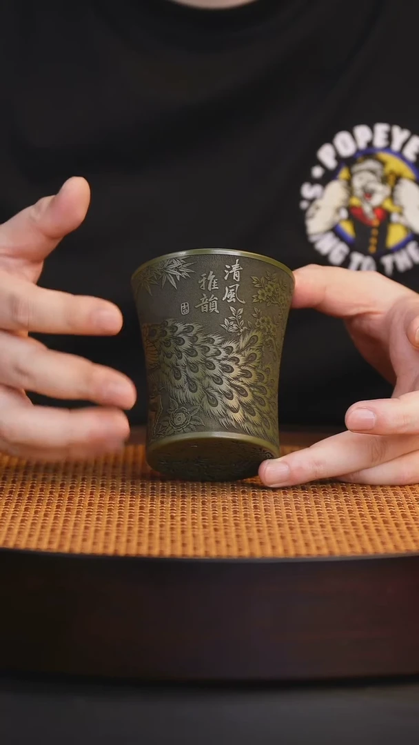 /宜兴全手工紫砂杯