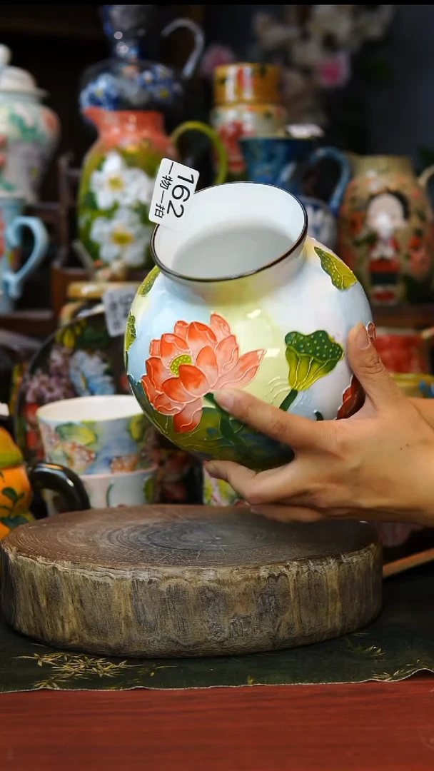 陶瓷162景德镇手工手绘釉下彩陶瓷