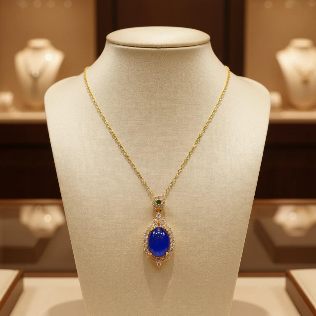 K-B199-铭月甄选欧标国际奢饰传藏吊坠保测后发精品